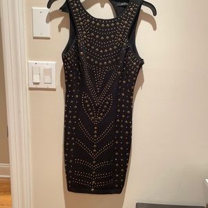 Ark & Co Black Gold Studded Dress